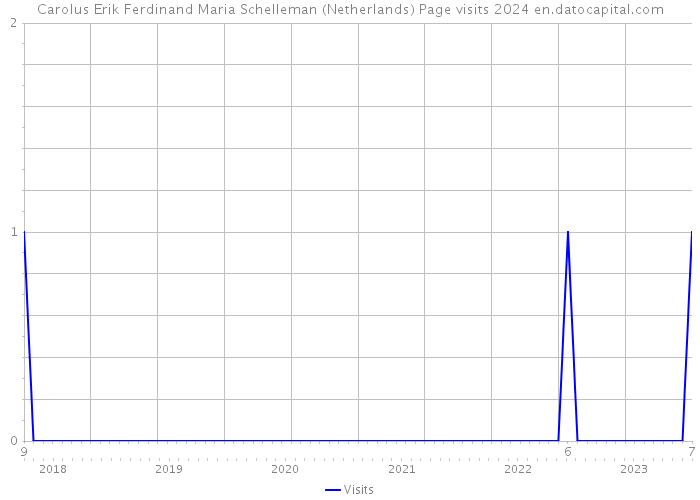 Carolus Erik Ferdinand Maria Schelleman (Netherlands) Page visits 2024 