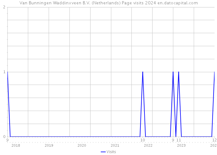 Van Bunningen Waddinxveen B.V. (Netherlands) Page visits 2024 
