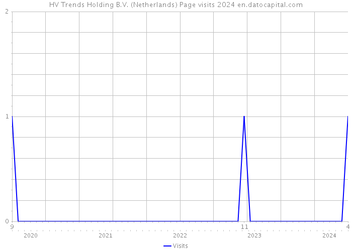 HV Trends Holding B.V. (Netherlands) Page visits 2024 