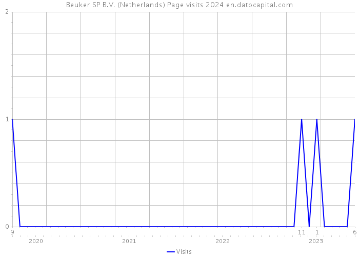 Beuker SP B.V. (Netherlands) Page visits 2024 