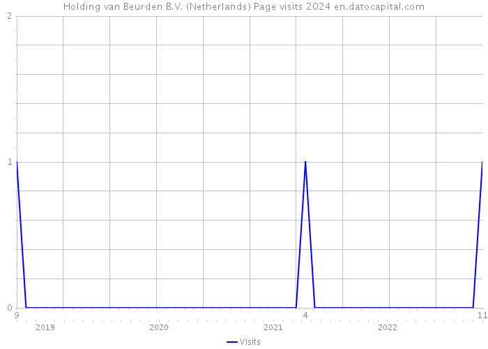 Holding van Beurden B.V. (Netherlands) Page visits 2024 