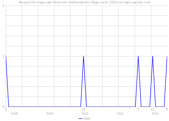 Wouter Nicolaas van Stokrom (Netherlands) Page visits 2024 