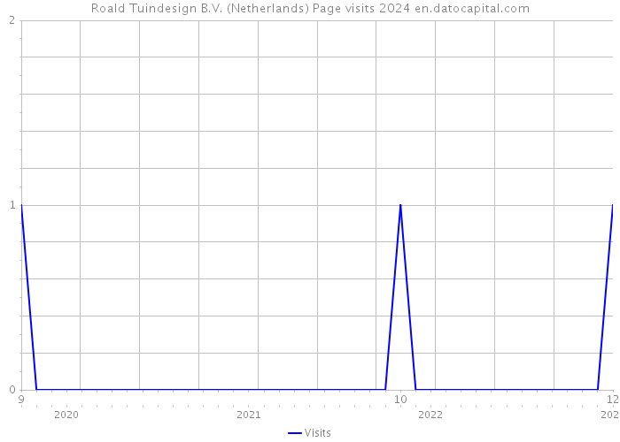 Roald Tuindesign B.V. (Netherlands) Page visits 2024 