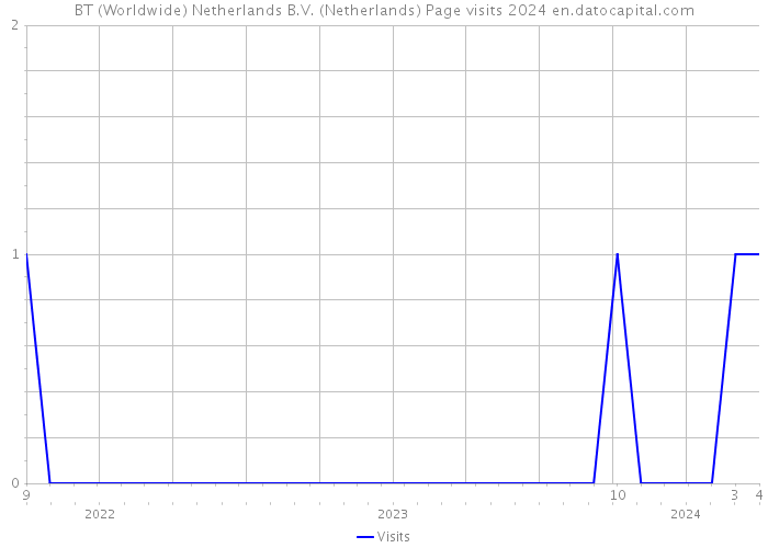 BT (Worldwide) Netherlands B.V. (Netherlands) Page visits 2024 