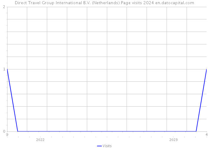 Direct Travel Group International B.V. (Netherlands) Page visits 2024 