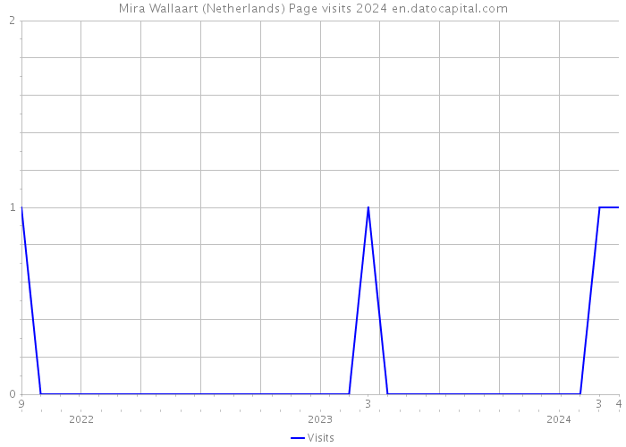 Mira Wallaart (Netherlands) Page visits 2024 
