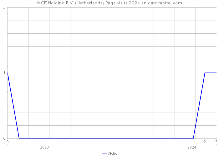 MCE Holding B.V. (Netherlands) Page visits 2024 