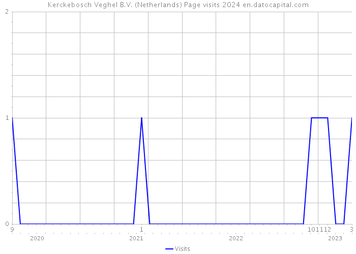 Kerckebosch Veghel B.V. (Netherlands) Page visits 2024 