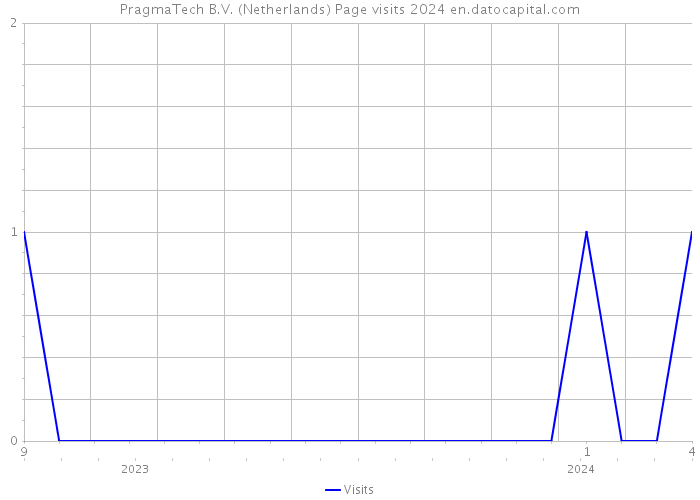 PragmaTech B.V. (Netherlands) Page visits 2024 