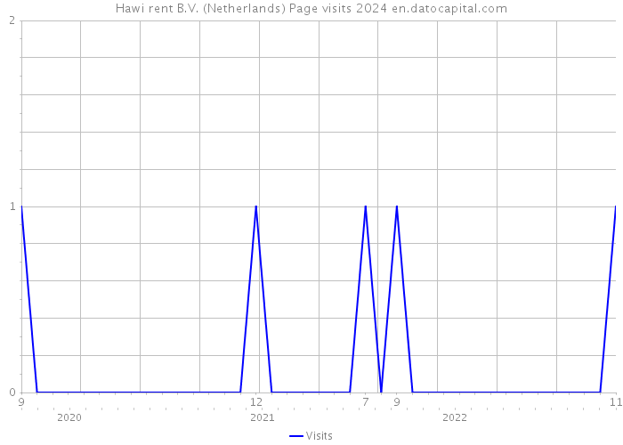 Hawi rent B.V. (Netherlands) Page visits 2024 