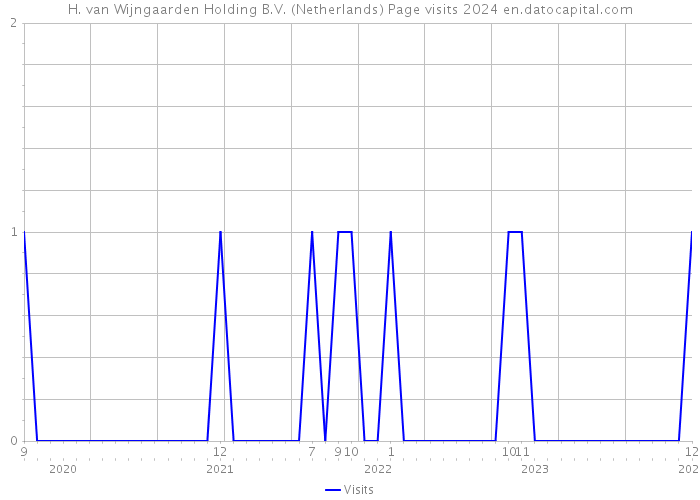 H. van Wijngaarden Holding B.V. (Netherlands) Page visits 2024 
