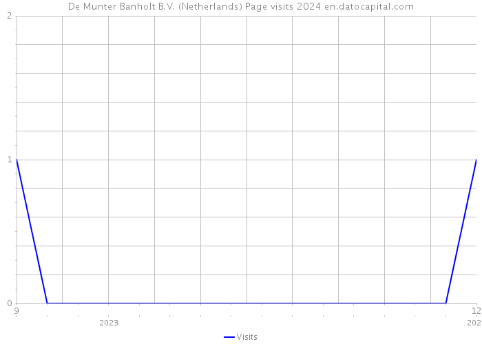 De Munter Banholt B.V. (Netherlands) Page visits 2024 