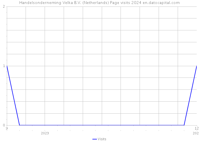 Handelsonderneming Velka B.V. (Netherlands) Page visits 2024 