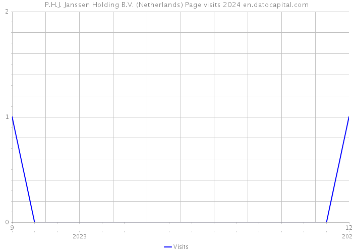 P.H.J. Janssen Holding B.V. (Netherlands) Page visits 2024 