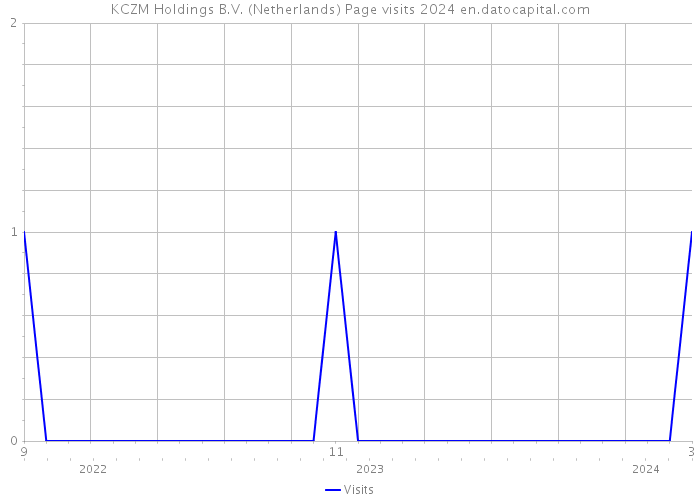 KCZM Holdings B.V. (Netherlands) Page visits 2024 