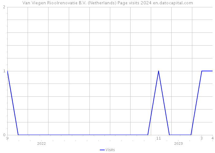 Van Viegen Rioolrenovatie B.V. (Netherlands) Page visits 2024 