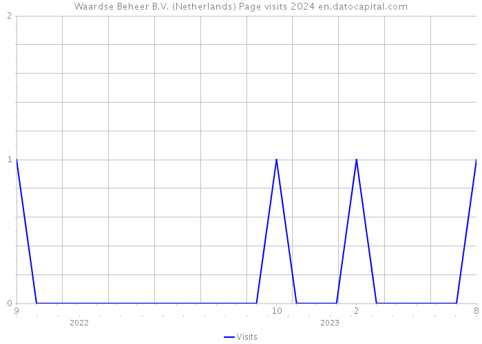 Waardse Beheer B.V. (Netherlands) Page visits 2024 