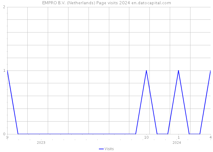 EMPRO B.V. (Netherlands) Page visits 2024 
