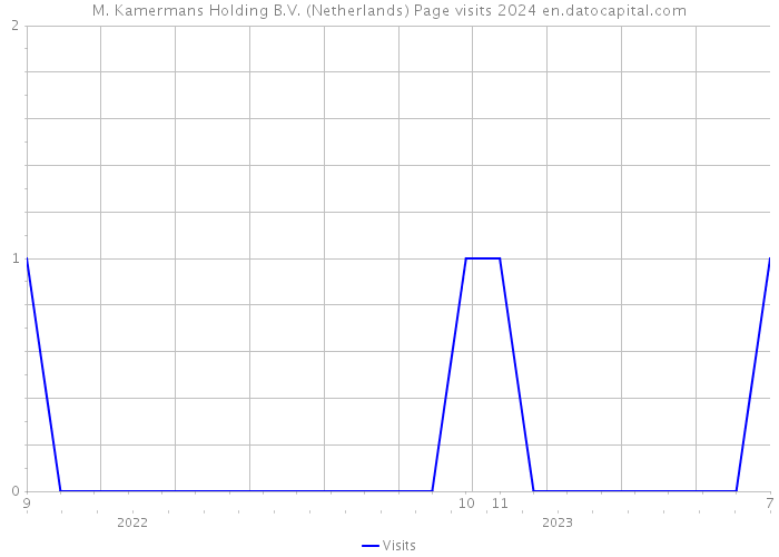 M. Kamermans Holding B.V. (Netherlands) Page visits 2024 