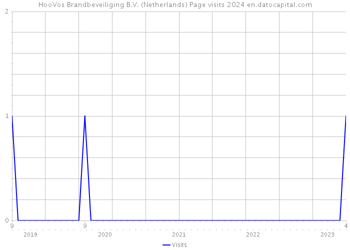 HooVos Brandbeveiliging B.V. (Netherlands) Page visits 2024 