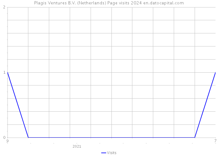 Plagis Ventures B.V. (Netherlands) Page visits 2024 