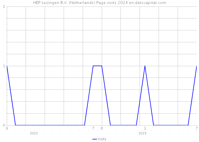 HEP Lezingen B.V. (Netherlands) Page visits 2024 