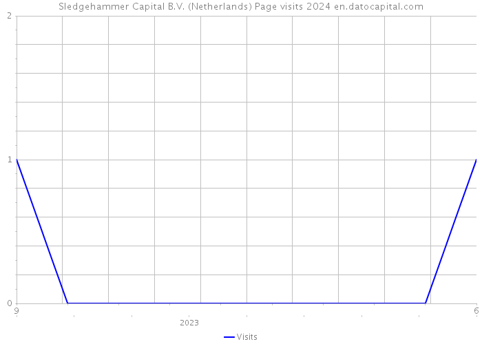 Sledgehammer Capital B.V. (Netherlands) Page visits 2024 