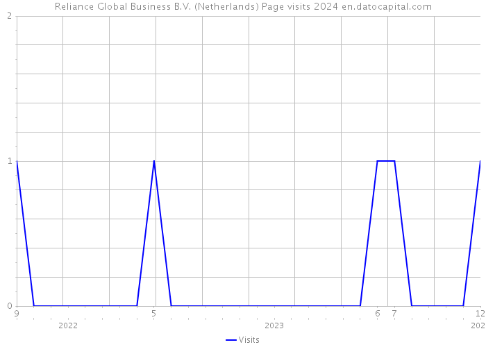 Reliance Global Business B.V. (Netherlands) Page visits 2024 