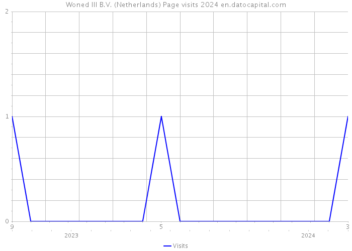Woned III B.V. (Netherlands) Page visits 2024 