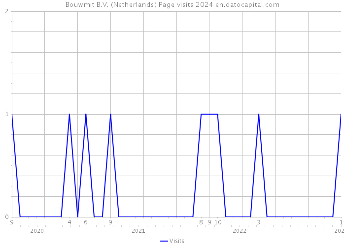 Bouwmit B.V. (Netherlands) Page visits 2024 