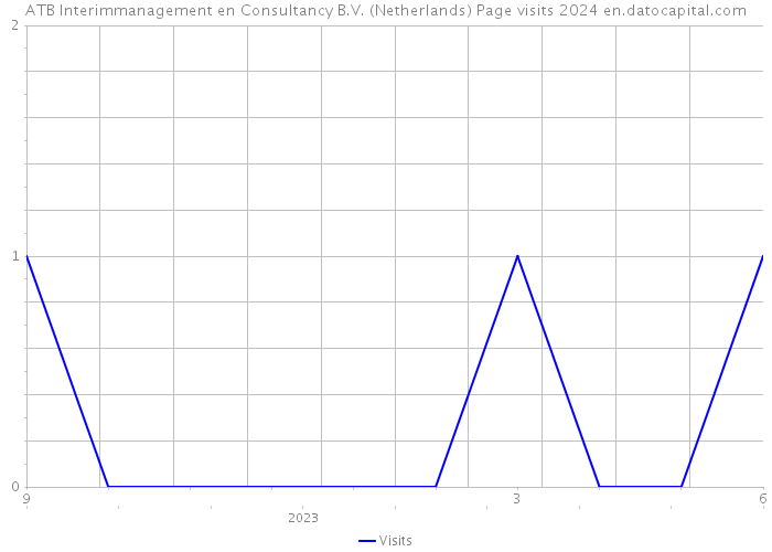 ATB Interimmanagement en Consultancy B.V. (Netherlands) Page visits 2024 