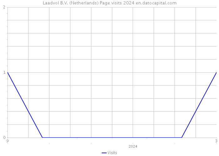 Laadvol B.V. (Netherlands) Page visits 2024 