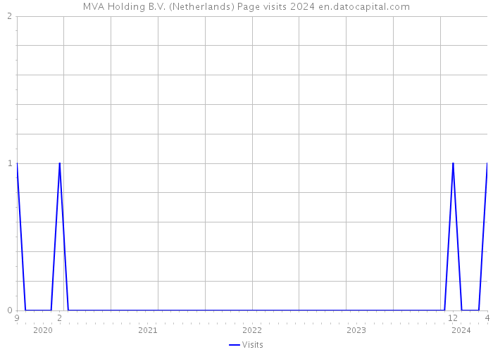MVA Holding B.V. (Netherlands) Page visits 2024 