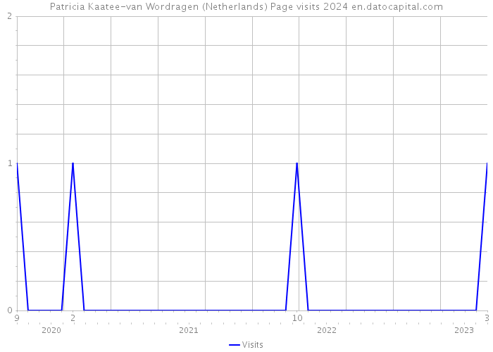 Patricia Kaatee-van Wordragen (Netherlands) Page visits 2024 