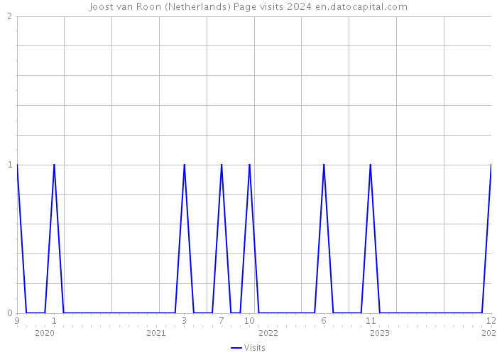 Joost van Roon (Netherlands) Page visits 2024 