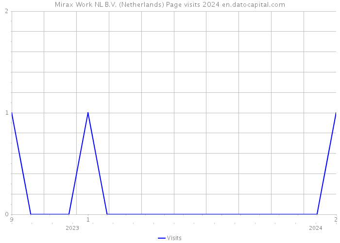 Mirax Work NL B.V. (Netherlands) Page visits 2024 