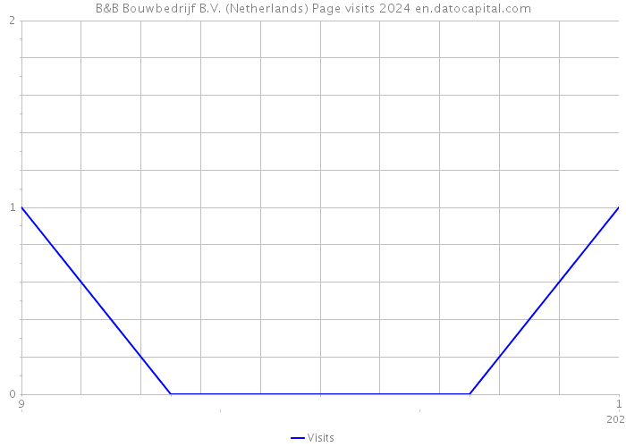 B&B Bouwbedrijf B.V. (Netherlands) Page visits 2024 