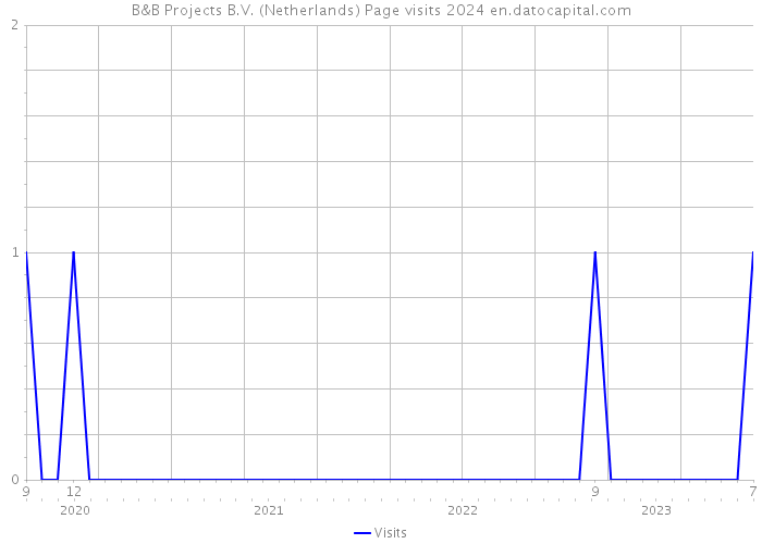 B&B Projects B.V. (Netherlands) Page visits 2024 