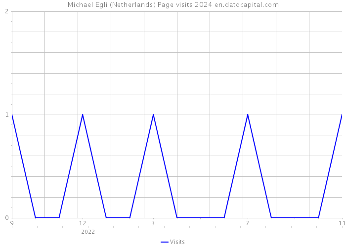 Michael Egli (Netherlands) Page visits 2024 