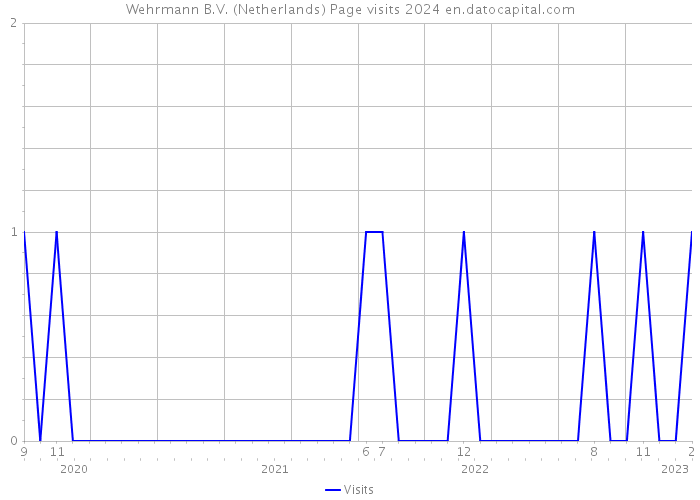 Wehrmann B.V. (Netherlands) Page visits 2024 