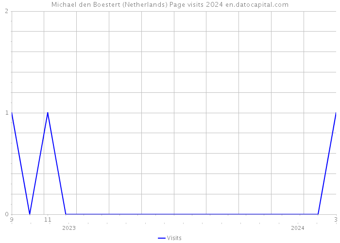 Michael den Boestert (Netherlands) Page visits 2024 