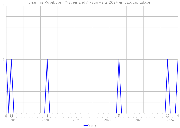 Johannes Roseboom (Netherlands) Page visits 2024 
