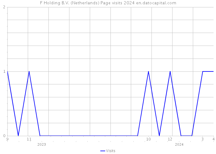 F Holding B.V. (Netherlands) Page visits 2024 