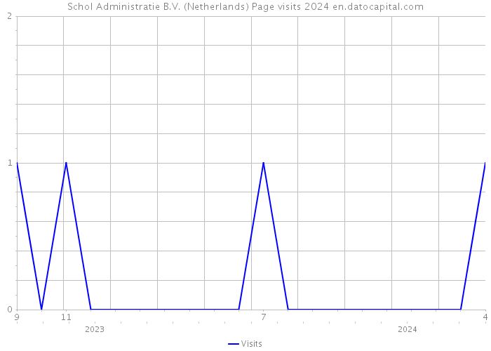 Schol Administratie B.V. (Netherlands) Page visits 2024 