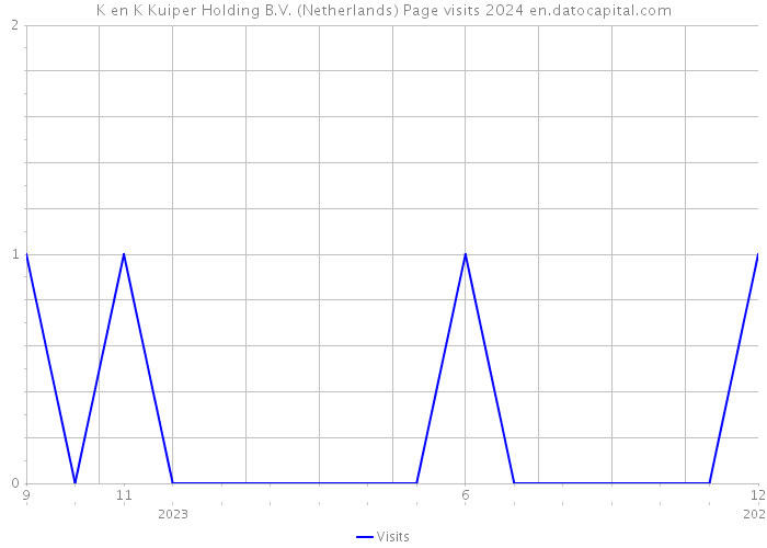 K en K Kuiper Holding B.V. (Netherlands) Page visits 2024 