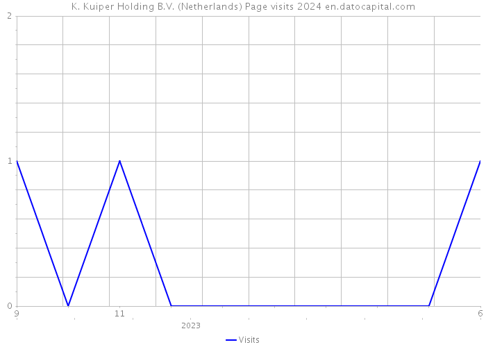 K. Kuiper Holding B.V. (Netherlands) Page visits 2024 