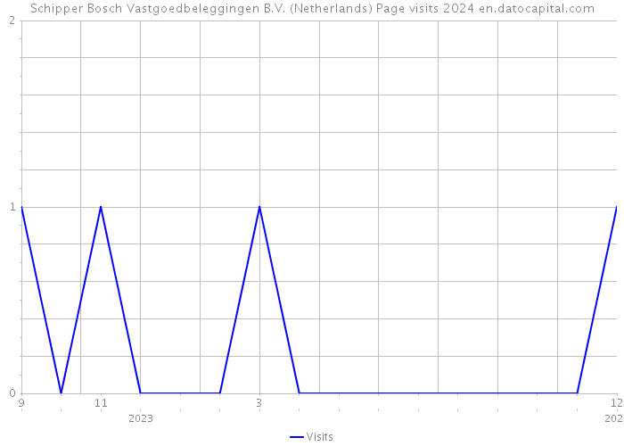 Schipper Bosch Vastgoedbeleggingen B.V. (Netherlands) Page visits 2024 