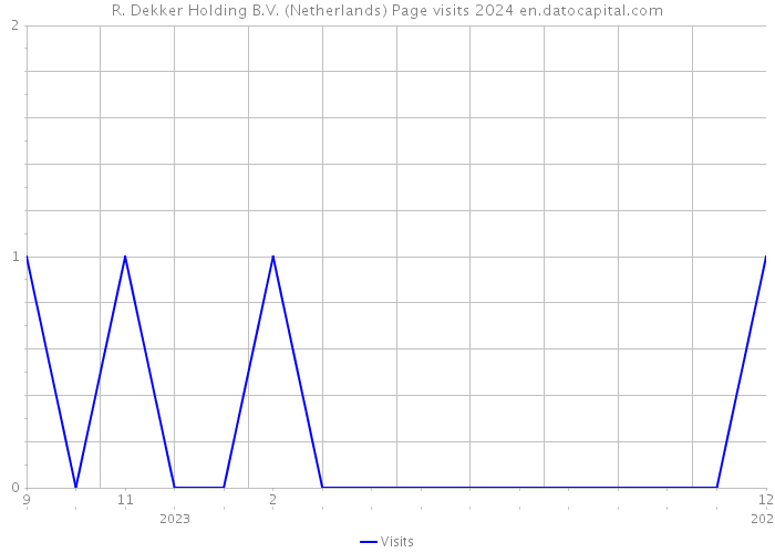 R. Dekker Holding B.V. (Netherlands) Page visits 2024 