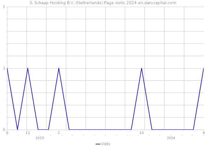 S. Schaap Holding B.V. (Netherlands) Page visits 2024 