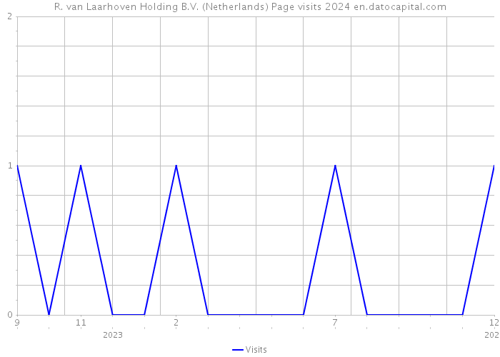 R. van Laarhoven Holding B.V. (Netherlands) Page visits 2024 